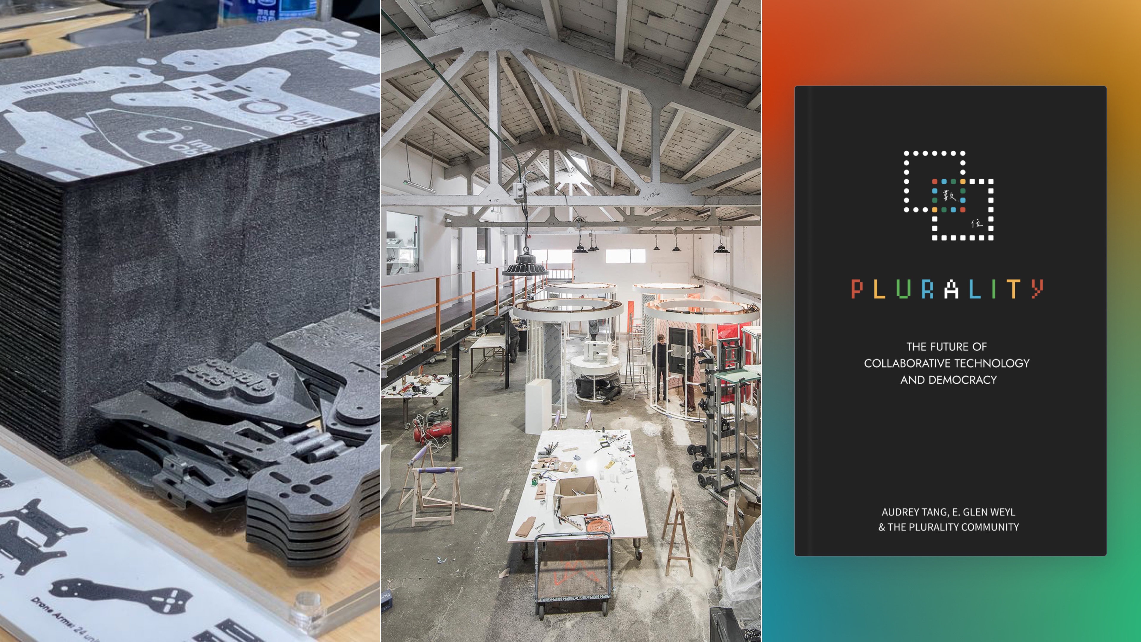 1. CBAM (Src: Fabbaloo.com), 2. TMDC (Src: TMDC.es), 3. Plurality (Src: Plurality.net)